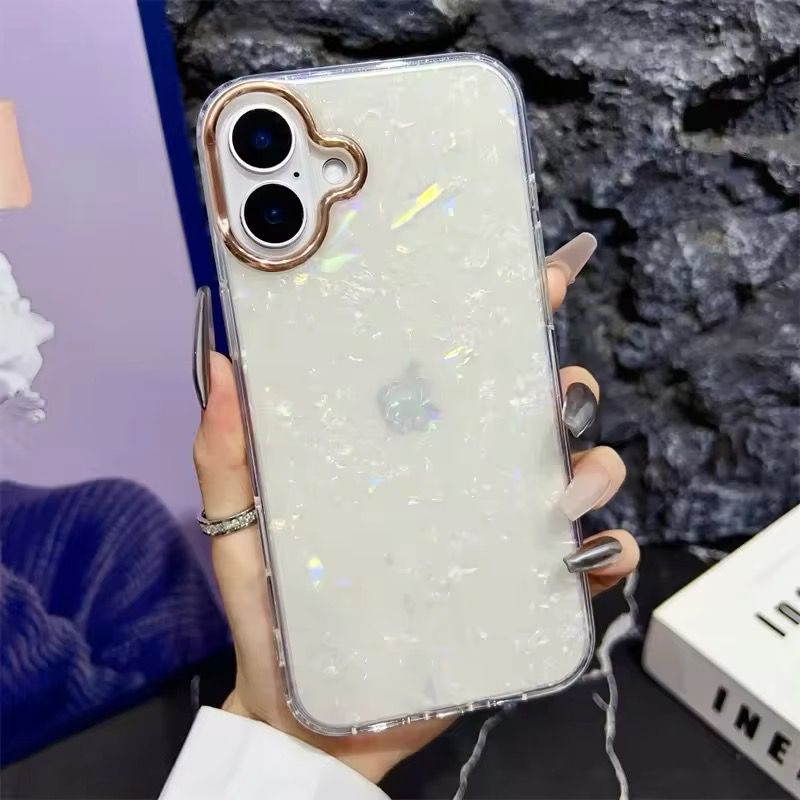 iPhone 15 Plus Luxury Edition Marble Sparkle Glitter Case cover