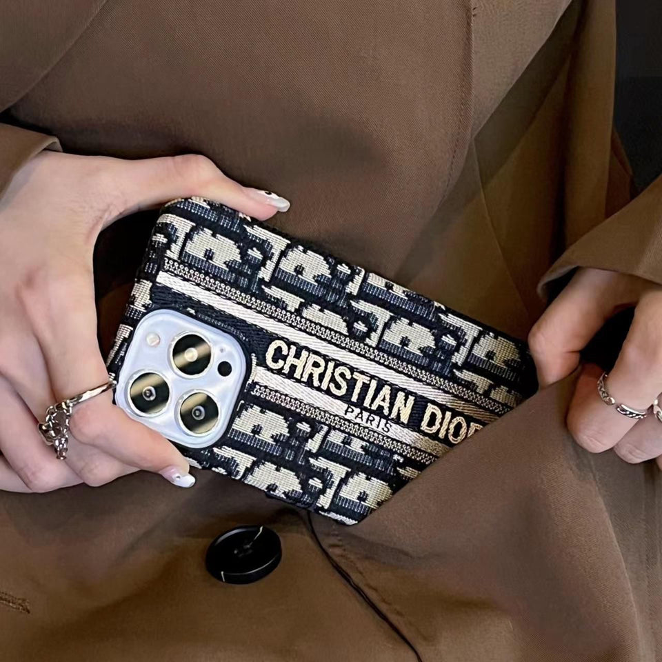 iPhone 16 Pro Luxury Brand CD Mobile Case Cover