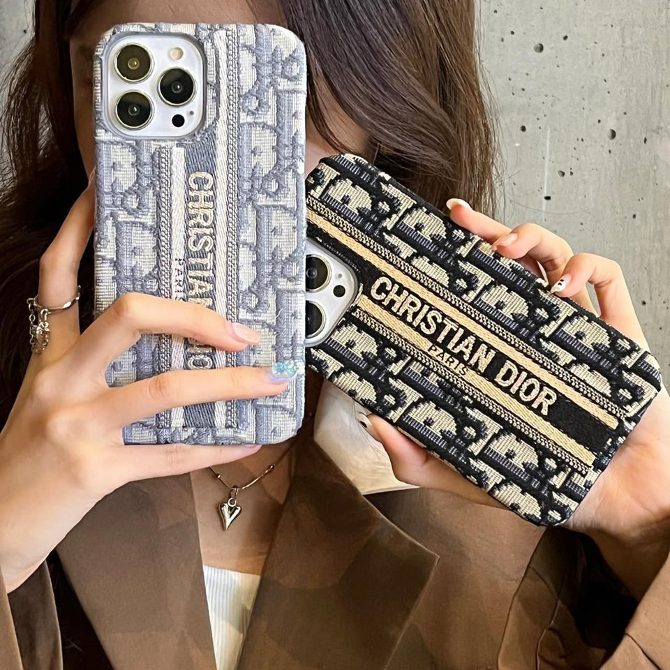 iPhone 16 Pro Luxury Brand CD Mobile Case Cover