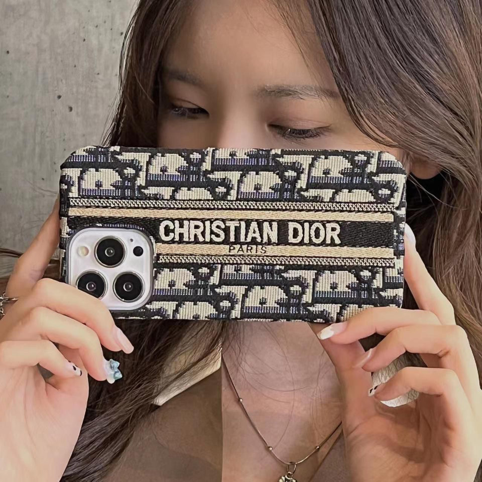 iPhone 16 Pro Luxury Brand CD Mobile Case Cover