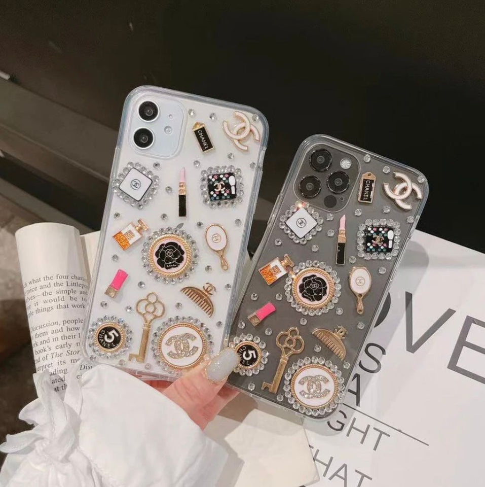 iPhone 16 Series Makeup Transparent TPU Mobile Case Cover