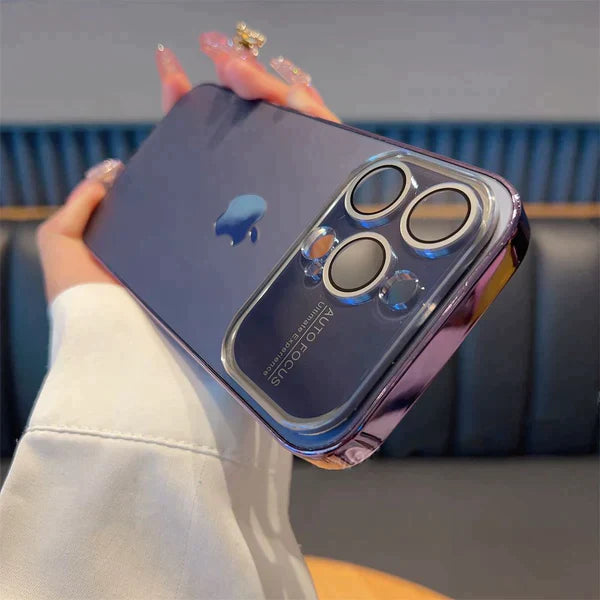 iPhone 16 Luxury Glass Camera Shield Lens Case Cover