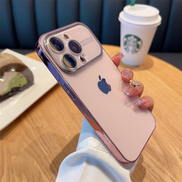 iPhone 16 Luxury Glass Camera Shield Lens Case Cover