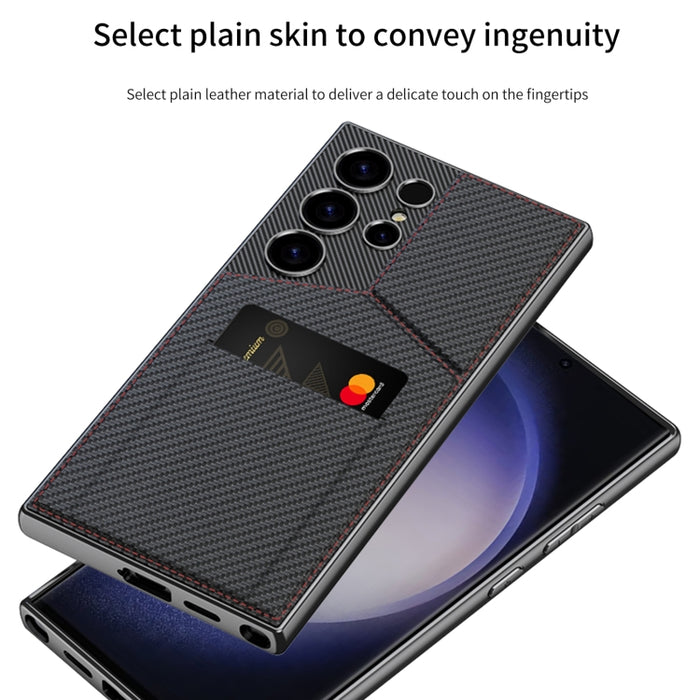 Samsung Galaxy S24 Ultra Leather wallet Stand Magnet Mobile Case Cover