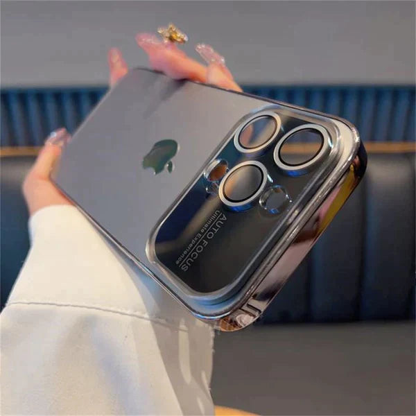 iPhone 16 Luxury Glass Camera Shield Lens Case Cover