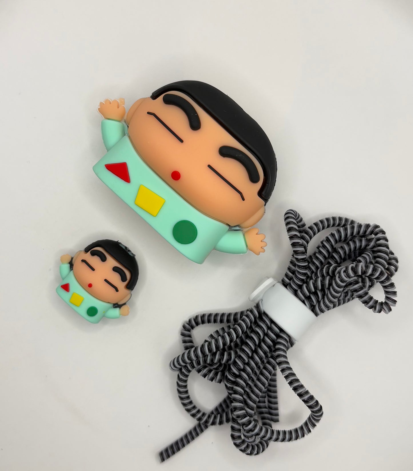 iPhone Charger Cute 3d Sin Chan Cover Silicone