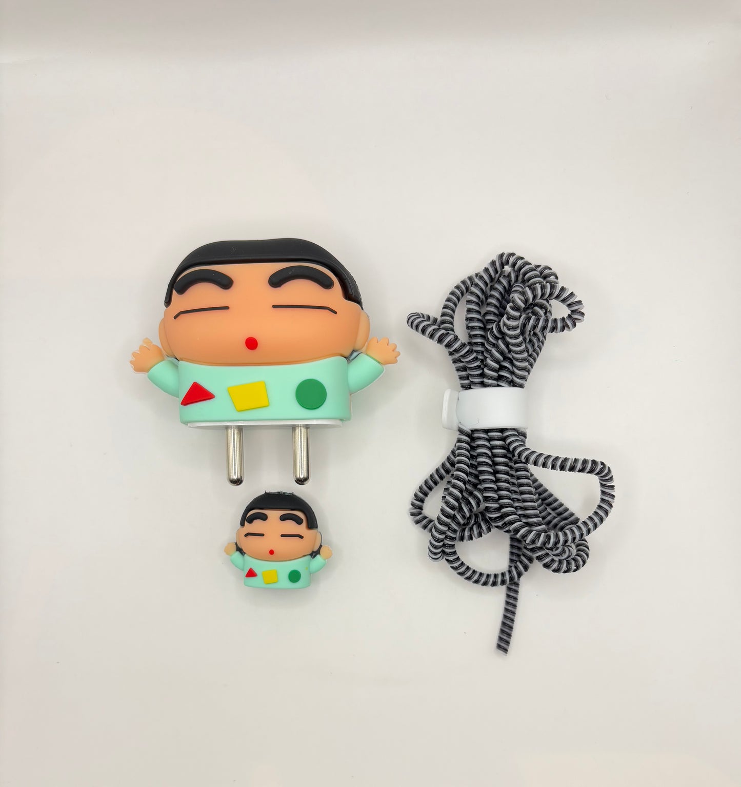 iPhone Charger Cute 3d Sin Chan Cover Silicone
