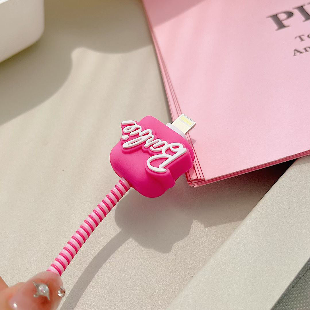 iPhone Charger Cover Cute Barbie Cover