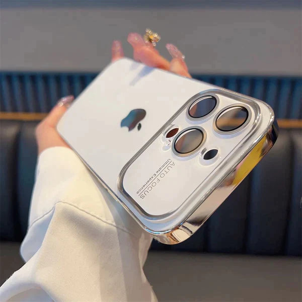 iPhone 16 Luxury Glass Camera Shield Lens Case Cover