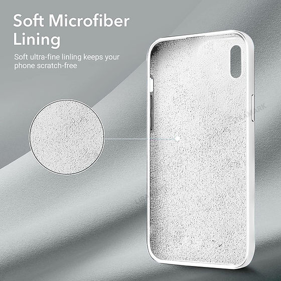 iPhone 16 Plus Liquid Silicone Case Cover White