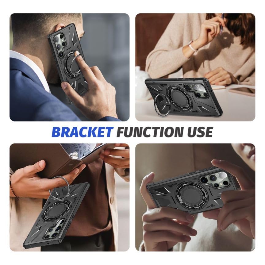 iPhone Series Military Grade 360° Rotating Stand Mobile case