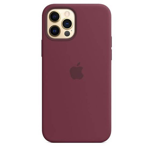 iPhone 14 Series Liquid Silicone Case Cover Maroon
