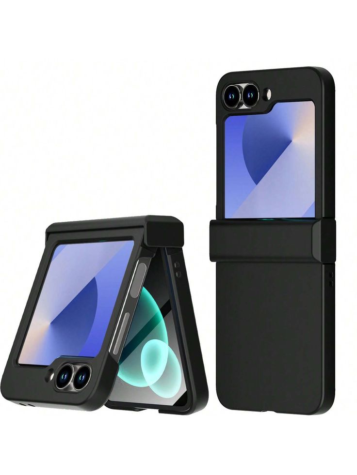 Samsung Galaxy Z Flip 6 Transparent Bumper Case With Black Border