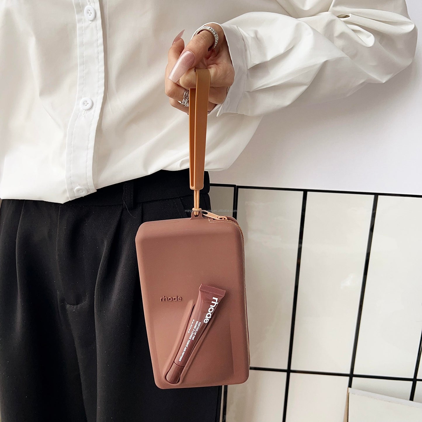Rhode Universal Purse with Lip Gloss
