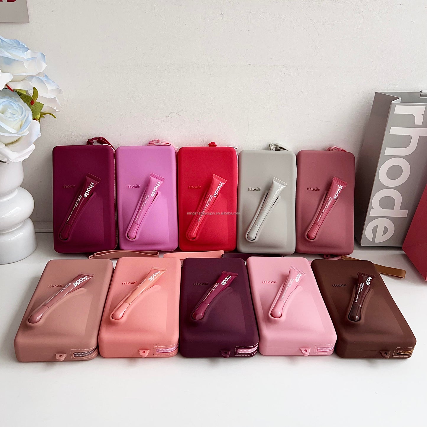 Rhode Universal Purse with Lip Gloss