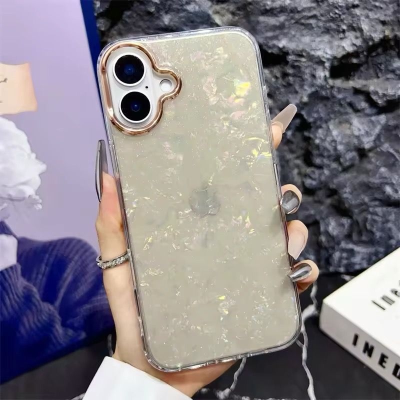 iPhone 15 Pro Luxury Edition Marble Sparkle Glitter Case cover