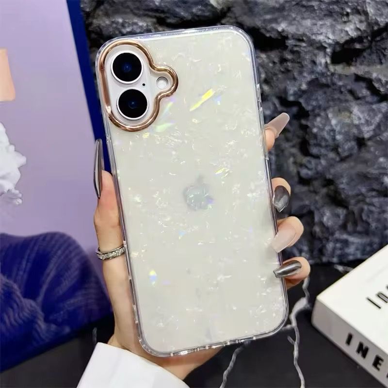 iPhone 15 Pro Luxury Edition Marble Sparkle Glitter Case cover