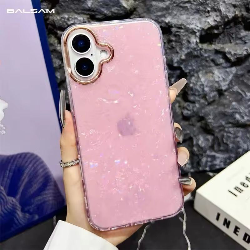 iPhone 15 Pro Luxury Edition Marble Sparkle Glitter Case cover