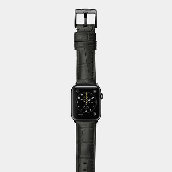 Croc Leather Strap for Apple Watch