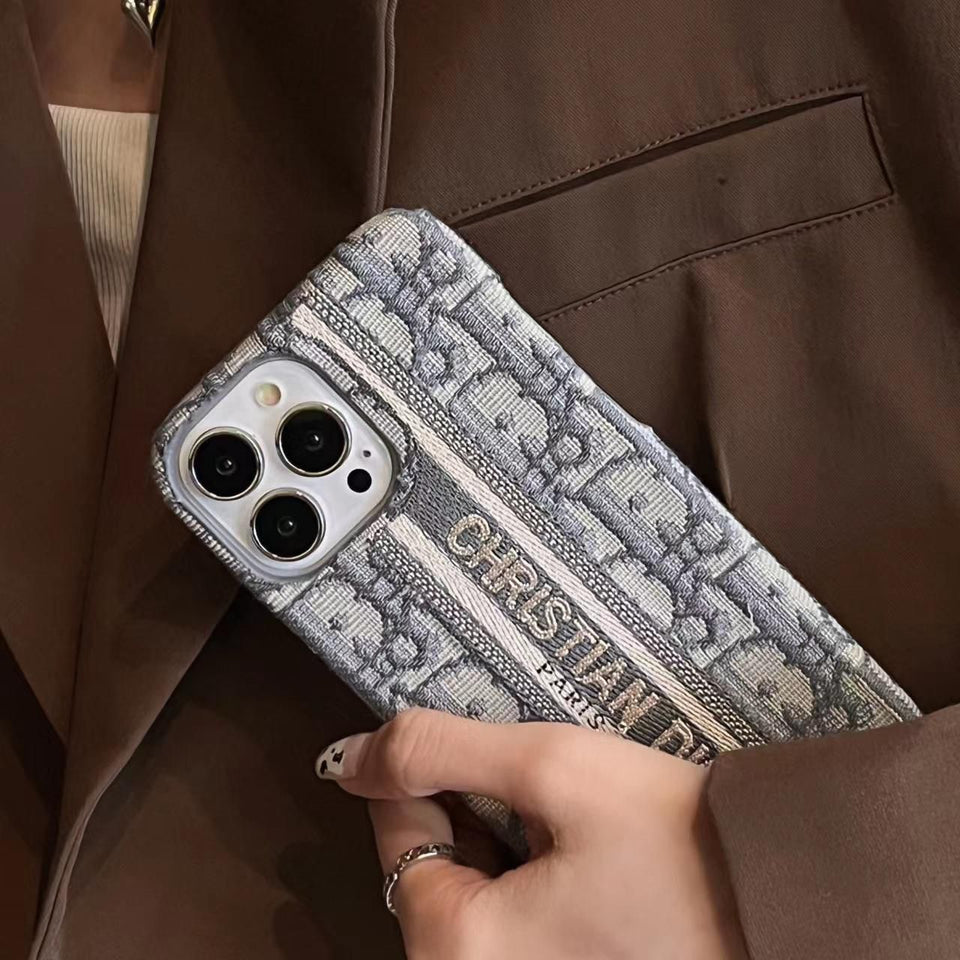 iPhone 15 Plus Luxury Brand CD Mobile Case Cover