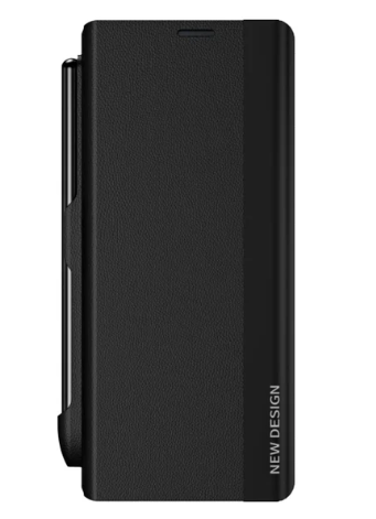 SAMSUNG GALAXY Z FOLD 5 LEATHER FLIP CASE COVER WITH PEN HOLDER