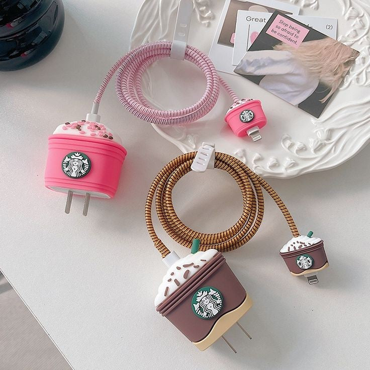 iPhone Charger Starbucks Cover Silicone