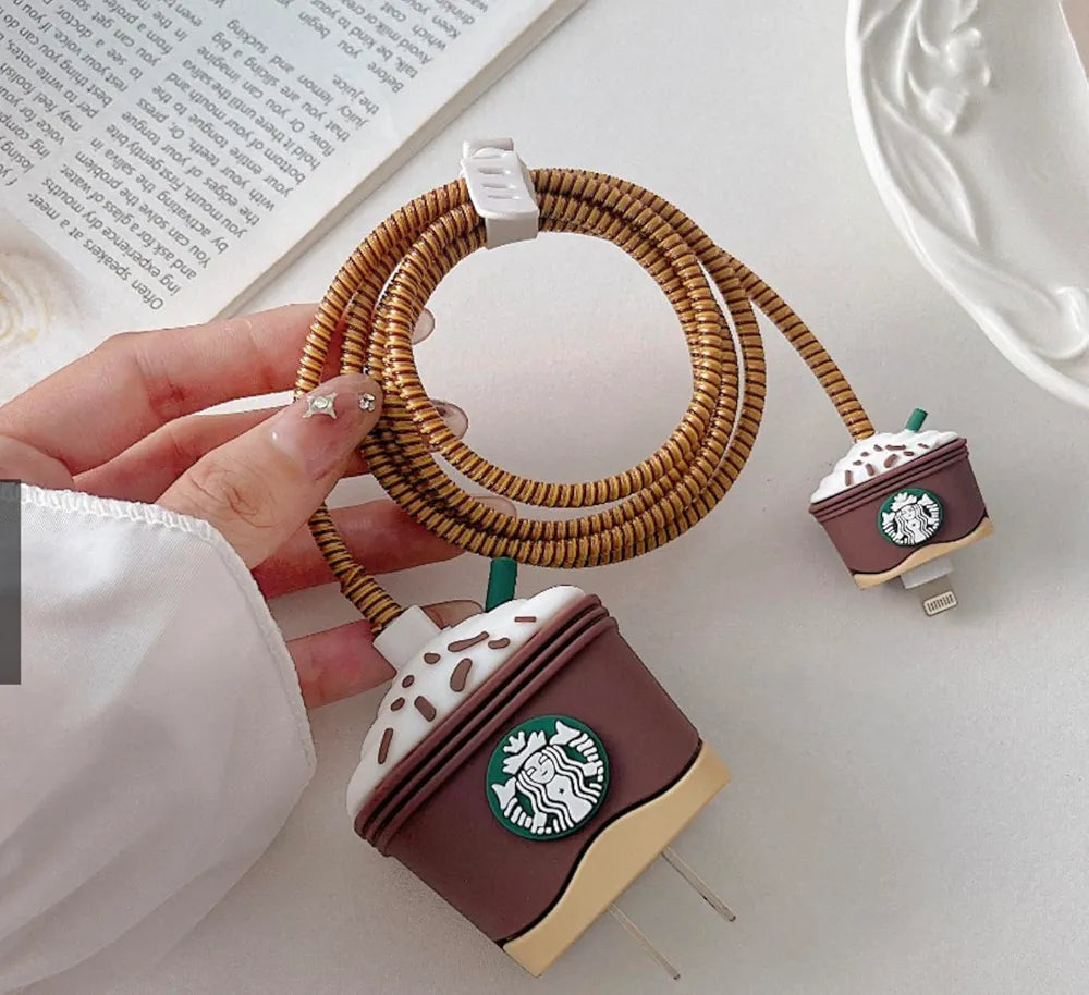 iPhone Charger Starbucks Cover Silicone