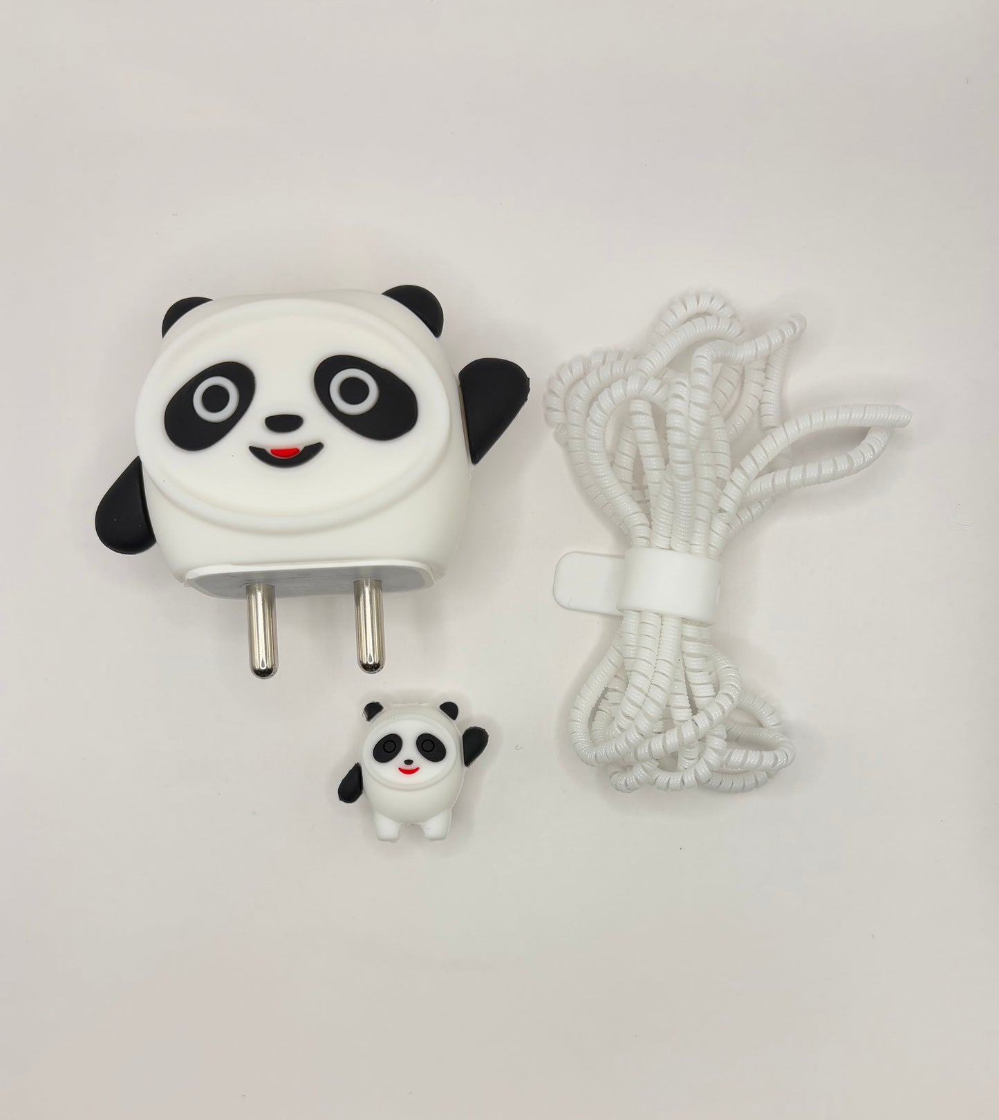 iPhone Charger Cute Panda Cover Silicone
