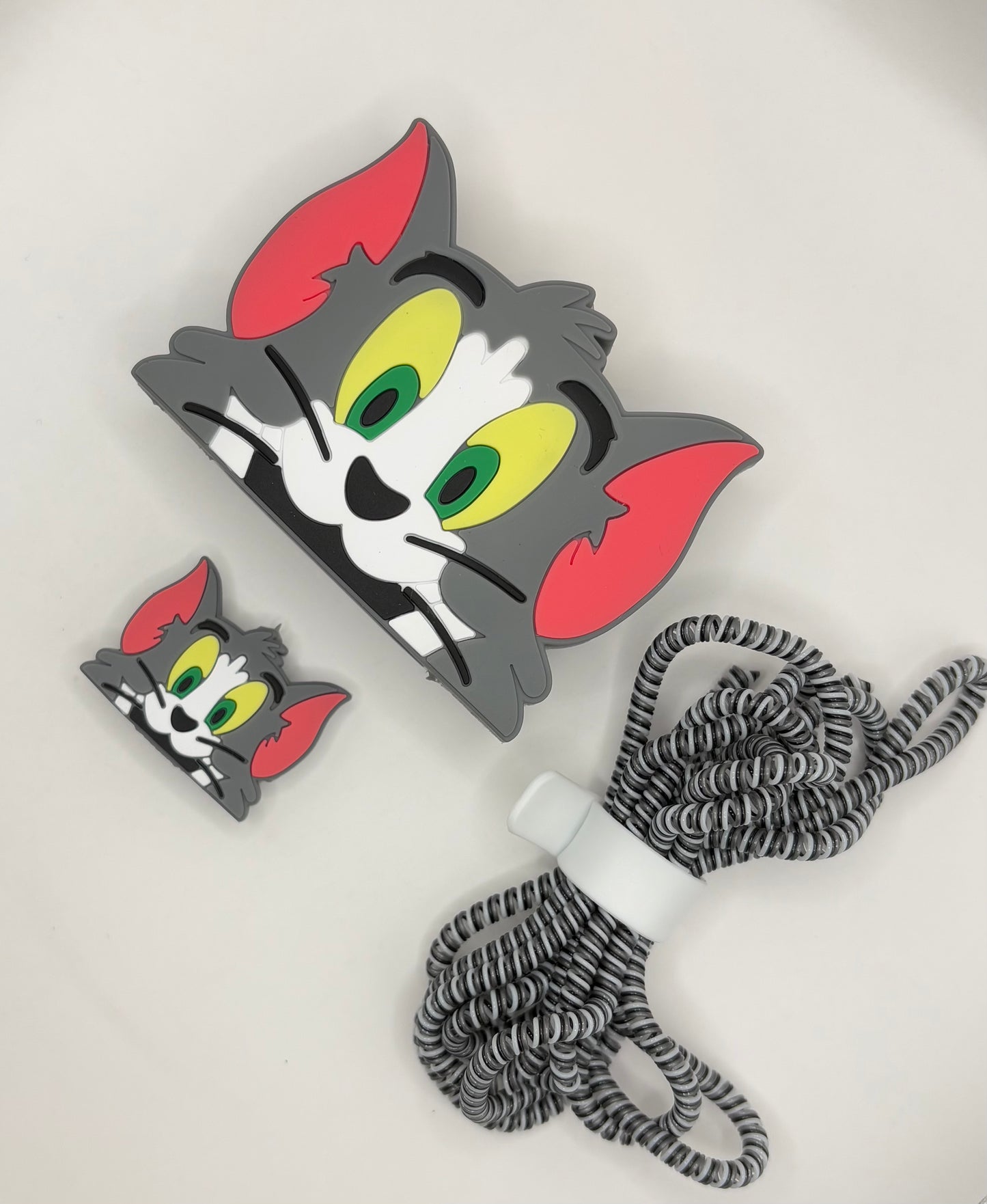iPhone Charger Cover Tom and Jerry 3d Silicone Cover