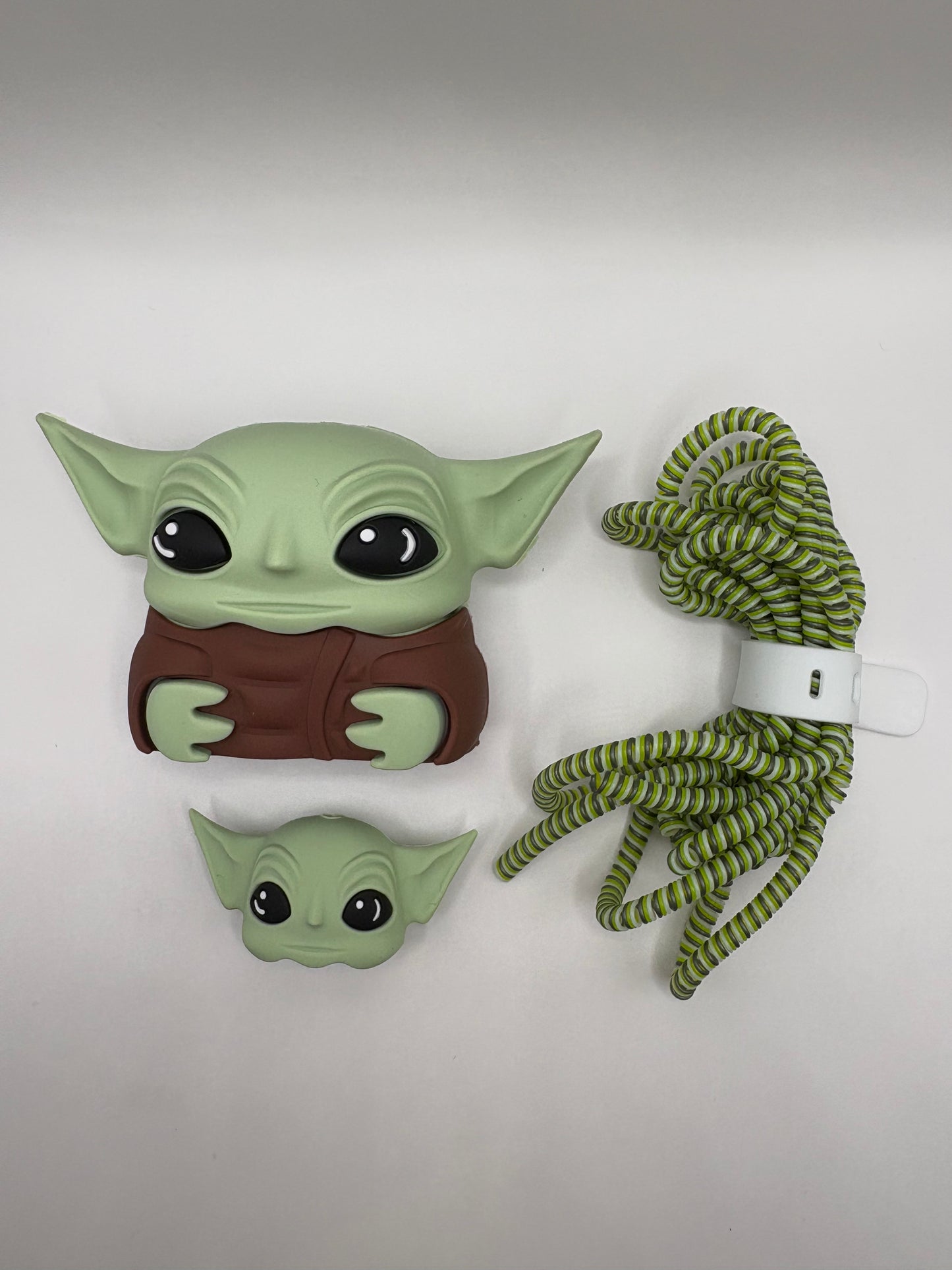 iPhone Charger 3d Baby Yoda Design Cover Silicone