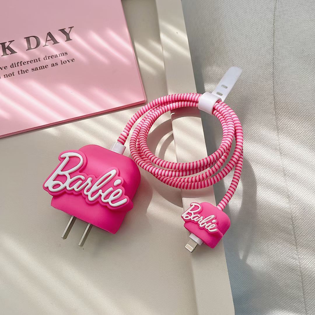 iPhone Charger Cover Cute  Barbie Cover