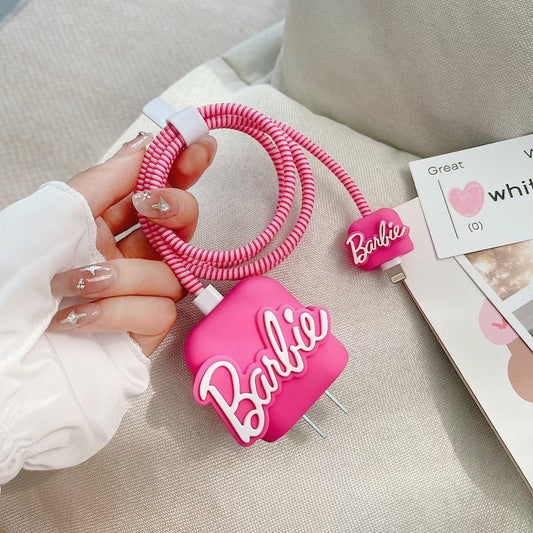 iPhone Charger Cover Cute  Barbie Cover