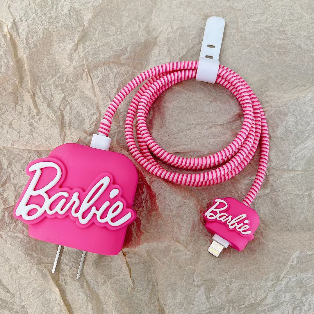 iPhone Charger Cover Cute  Barbie Cover
