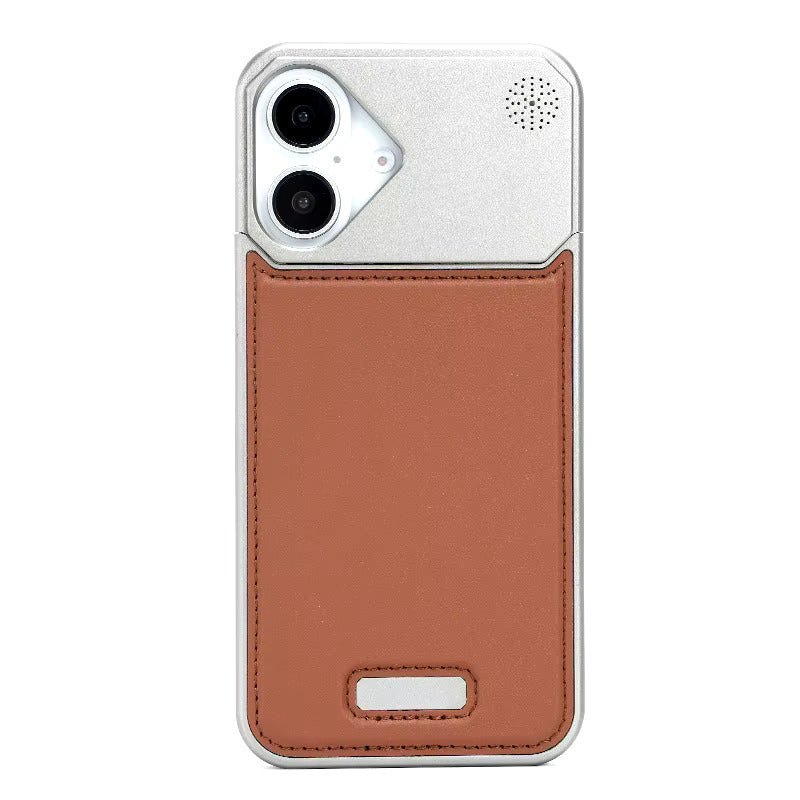 iPhone 16 Pro Aeroflex Leather Premium Mobile Case Cover