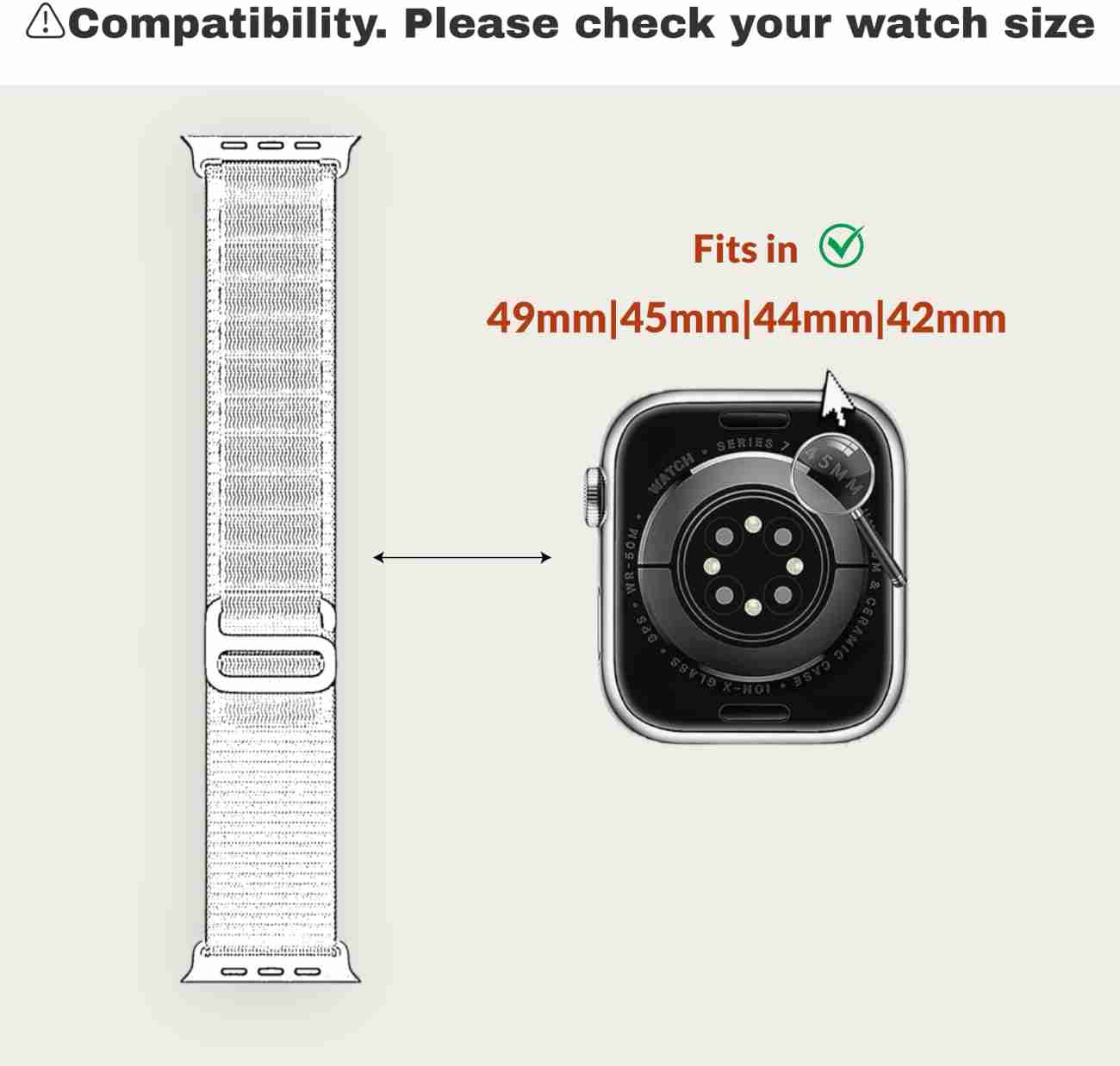 UltraLoom Strap  Nylon Watch Band for Apple Watch