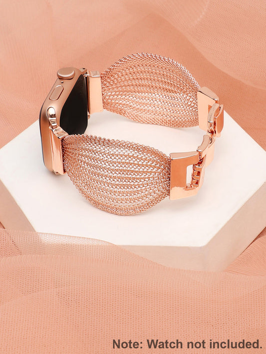 Gold Plated women Apple Watch Band Strap