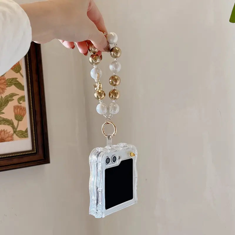 Samsung Galaxy Z Flip 6 Dollar Sign with Charm Mobile Case Cover