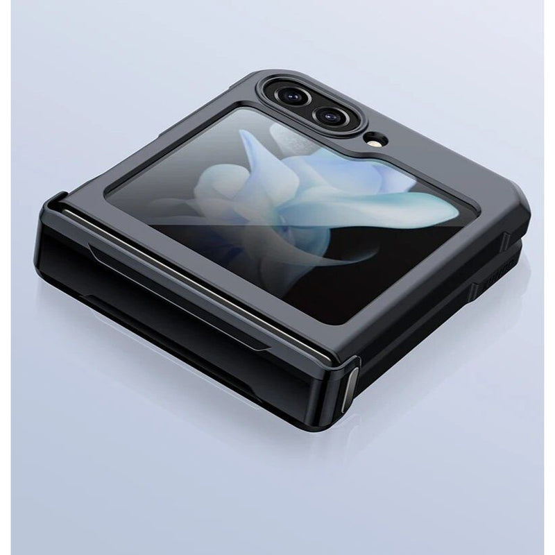 Samsung Galaxy Z Flip 6 Transparent Bumper Case With Black Border