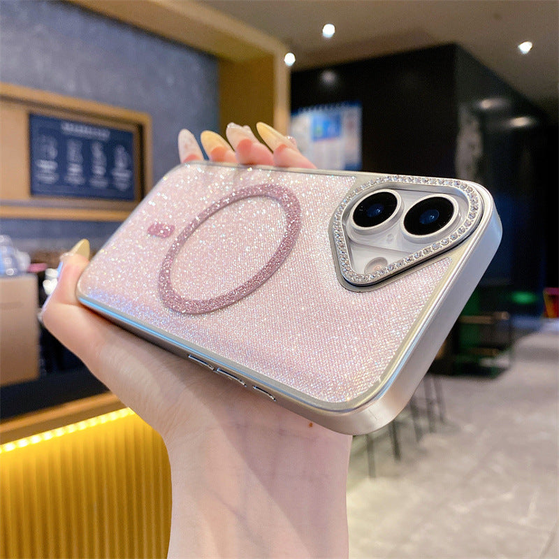 iPhone 16 Pro Diamond Glitter Magsafe Mobile Case