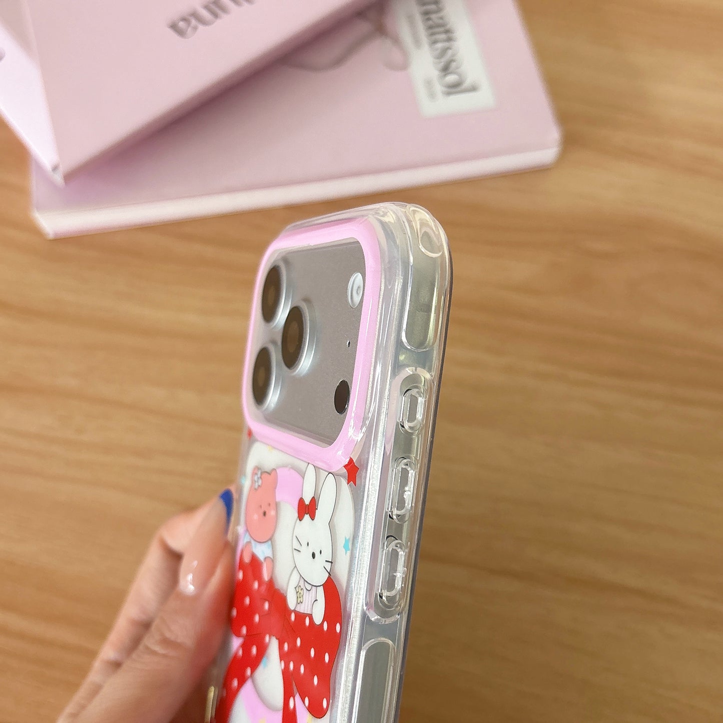 RED TEDDY BOW MAGSAFE WORKING IPHONE CASE