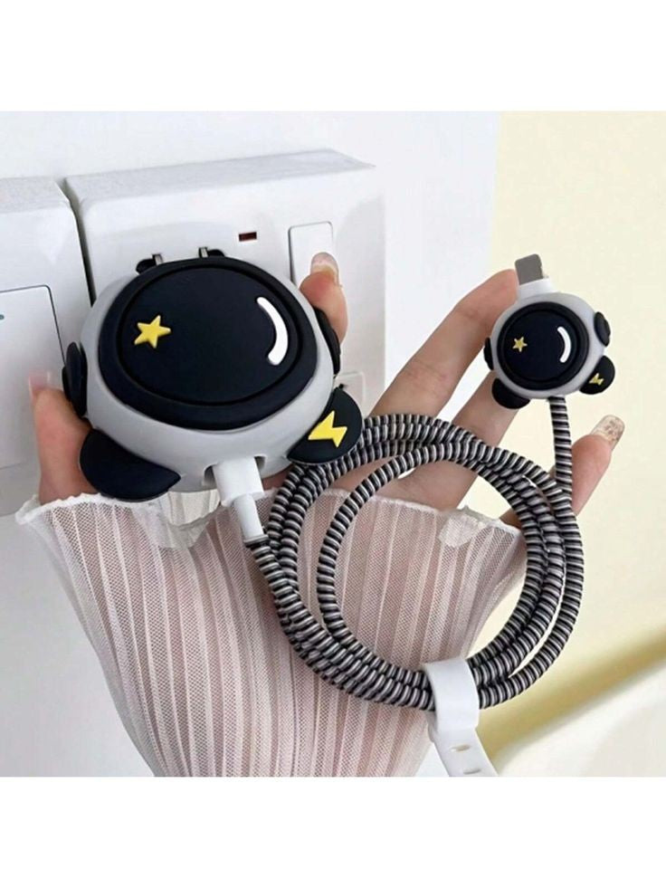 iPhone Charger Cover Moon and Star Cover